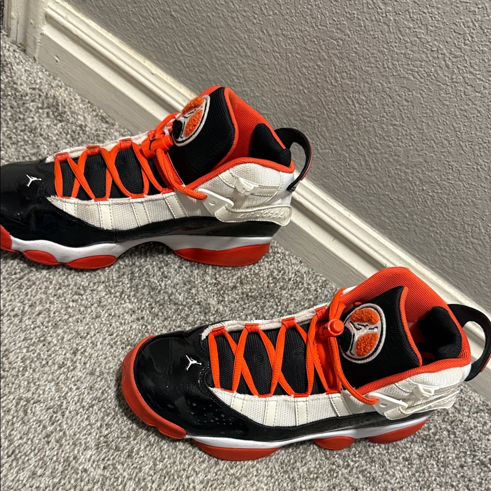 Jordan Kids Sneakers Black Red White